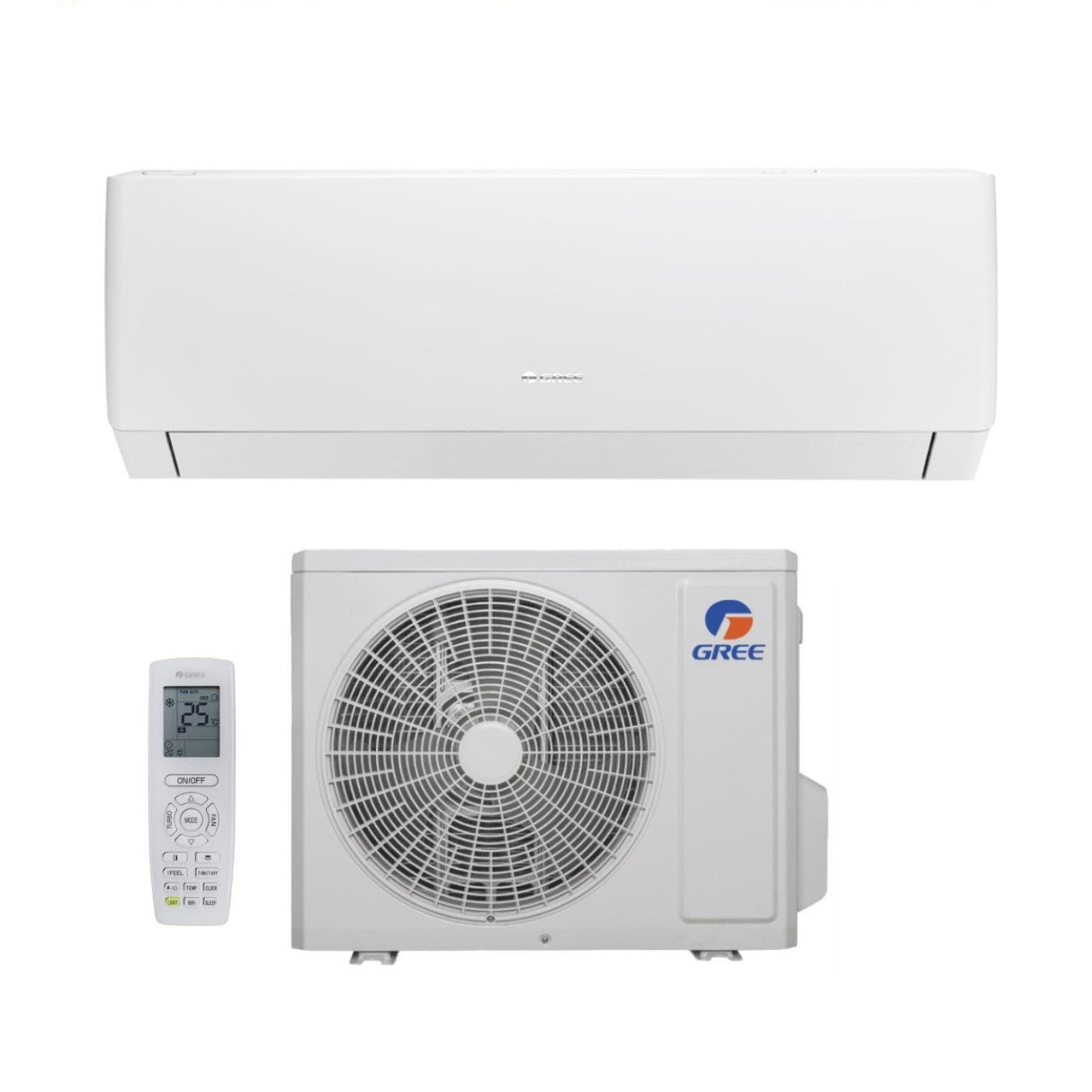 Gree Inverter Airconditioner PULAR serie 9000 Btu GWH09AGB-K6DNA1B/I R-32 Geïntegreerde Wi-Fi A++/A+