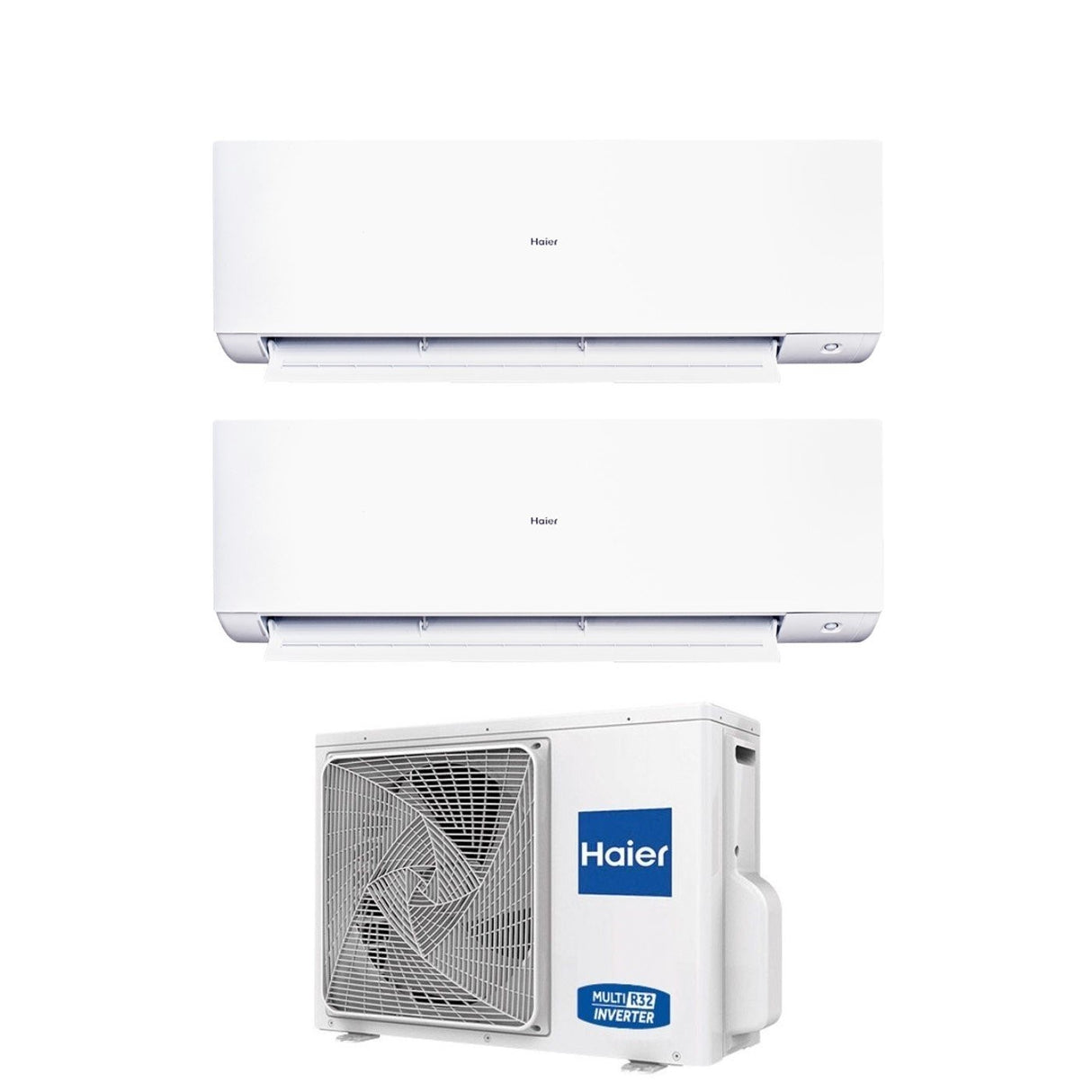 Airconditioner Haier Dual Split Inverter Serie EXPERT 7+9 met 2U50S2SM1FA-3 R-32 Wi-Fi Geïntegreerd 7000+9000