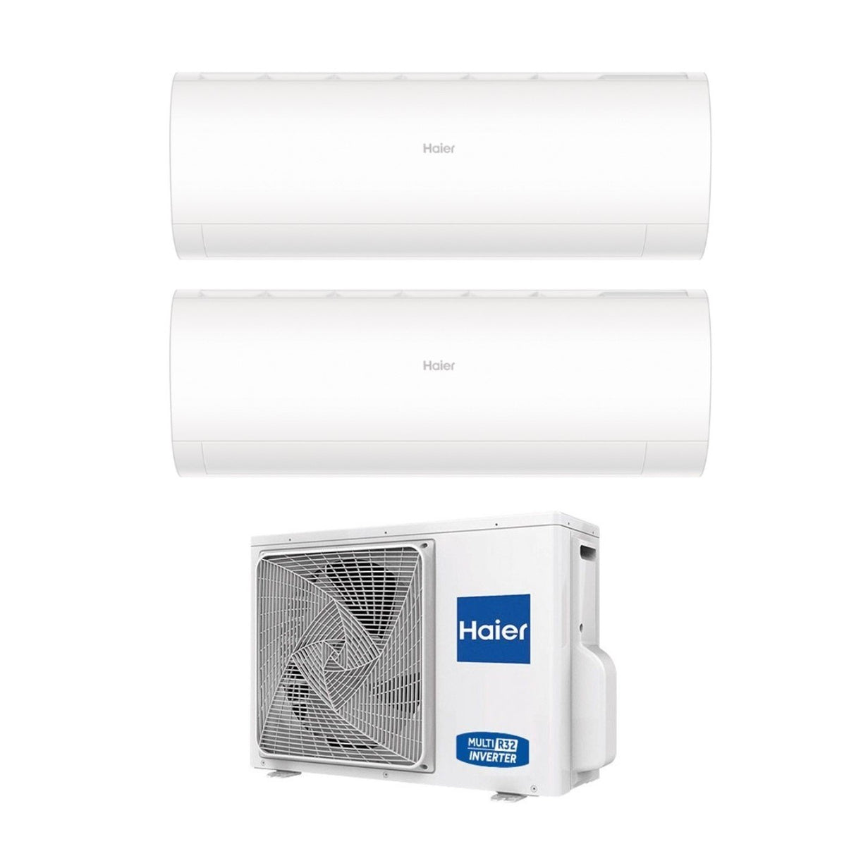 Airconditioner Haier Dual Split Inverter Serie PEARL 9+12 met 2U40S2SM1FA R-32 Wi-Fi Geïntegreerd 9000+12000