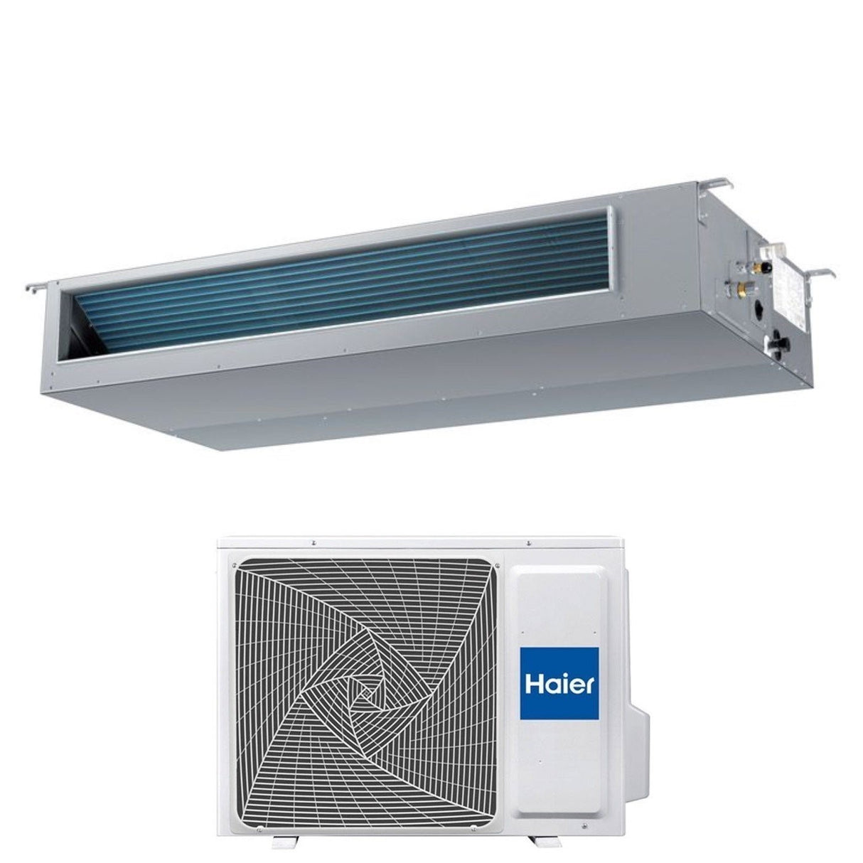 Haier Inverter Airconditioning met kanaalsysteem, gemiddelde prevalentie 18000 Btu AD50S2SM3FA R-32 Wi-Fi Optioneel Haier YR-HRS01 infrarood afstandsbediening + RE-02 ontvanger
