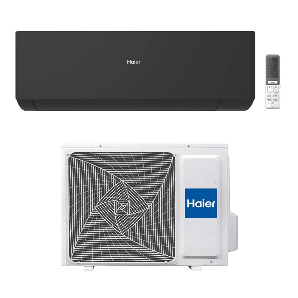 Airconditioner Haier Inverter Serie EXPERT 12000 Btu AS35XCAHRA-MB R-32 Geïntegreerde Wi-Fi Zwart Klasse A+++/A++