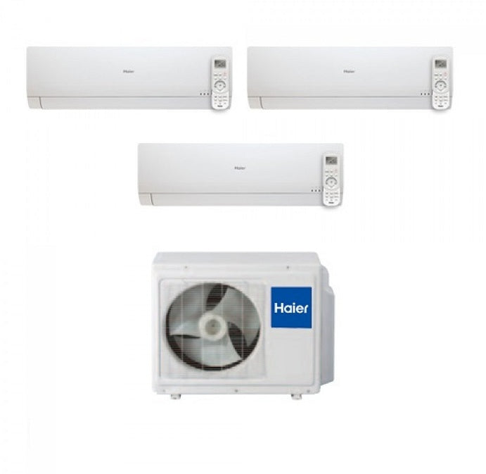 HAIER PROEF SPLIT INVERTER AIRCONDITIONER BREZZA-serie (BS4) 7+7+9 met 3U19FS1ERA Klasse A++ 7000+7000+9000