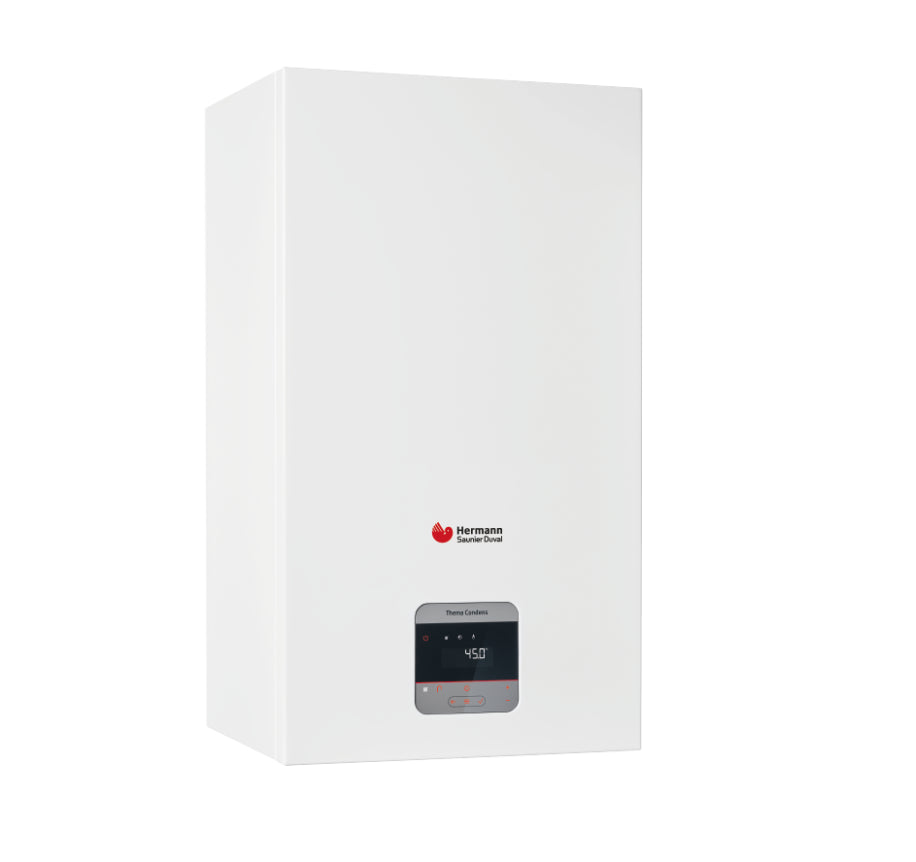 Hermann Saunier Duval THEMA CONDENS 25 SB Alleen verwarming methaan/GPL Lage NOx Volledige rookgasafvoer