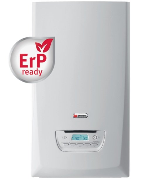 CALDAIA A GAS SAUNER DUVAL THEMAFAST 4 CONDENSEREN 35 kW METANO COMPLETE KIT VOOR SCARICO FUMI - NIEUWE ERP-kit Fumi Sdoppiato