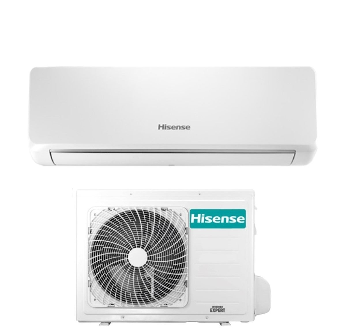 Hisense Inverter Airconditioner BIO AIR-serie 9000 Btu TDVE090AG + TDVE090AW R-32 Geïntegreerde Wi-Fi Klasse A++/A+
