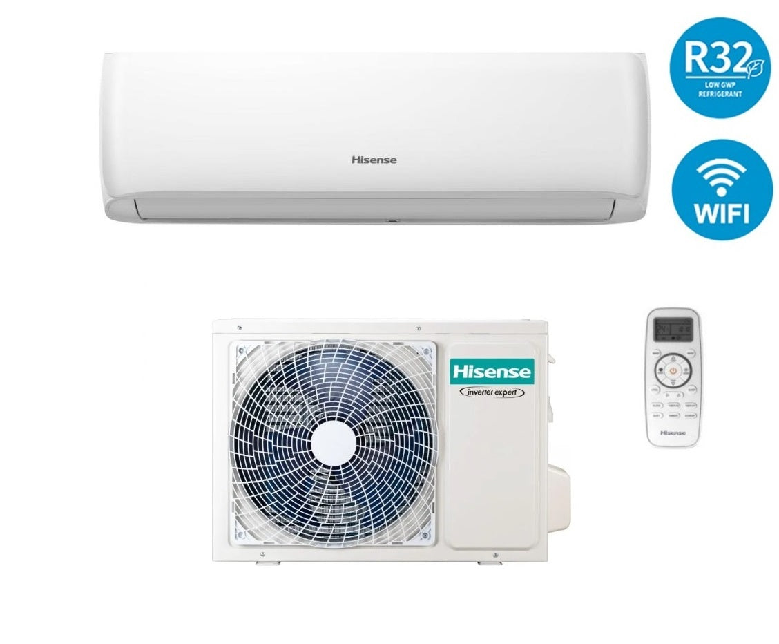 Airconditioner Hisense Inverter-serie ECO SMART 12000 btu CD35YR3FG + CD35YR3FW Wi-Fi Geïntegreerd R-32