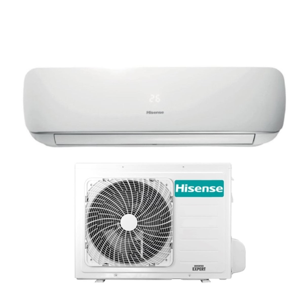 Hisense Inverter Airconditioning MINI APPLE PIE serie 12000 Btu TG35VE00G + CF35MR04W R-32 Geïntegreerde Wi-Fi Klasse A++/A+