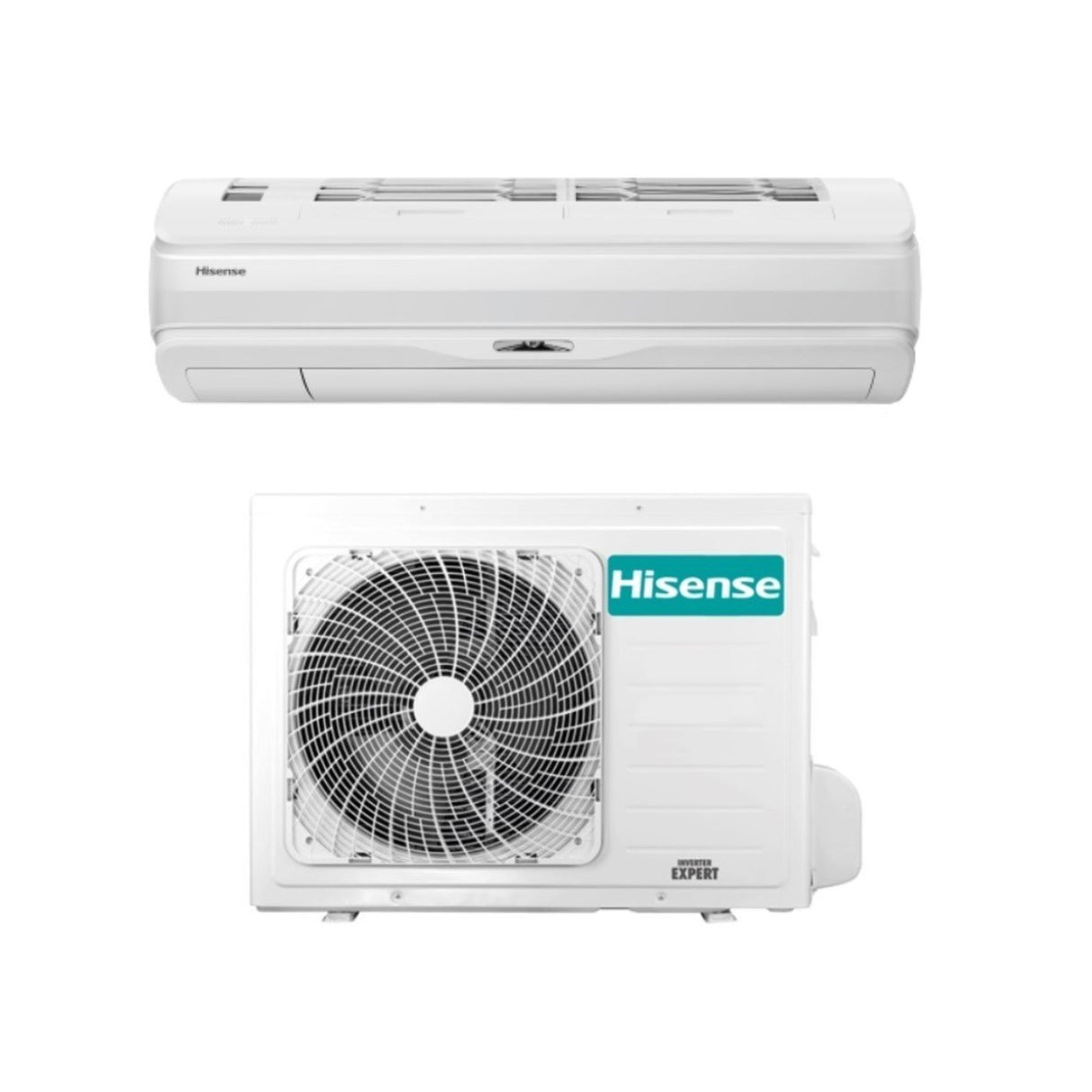 Hisense Inverter Airconditioning SILENTIUM PRO-serie 12000 Btu QD35XU02G+QD35XU00W R-32 Geïntegreerde Wi-Fi - Nieuw
