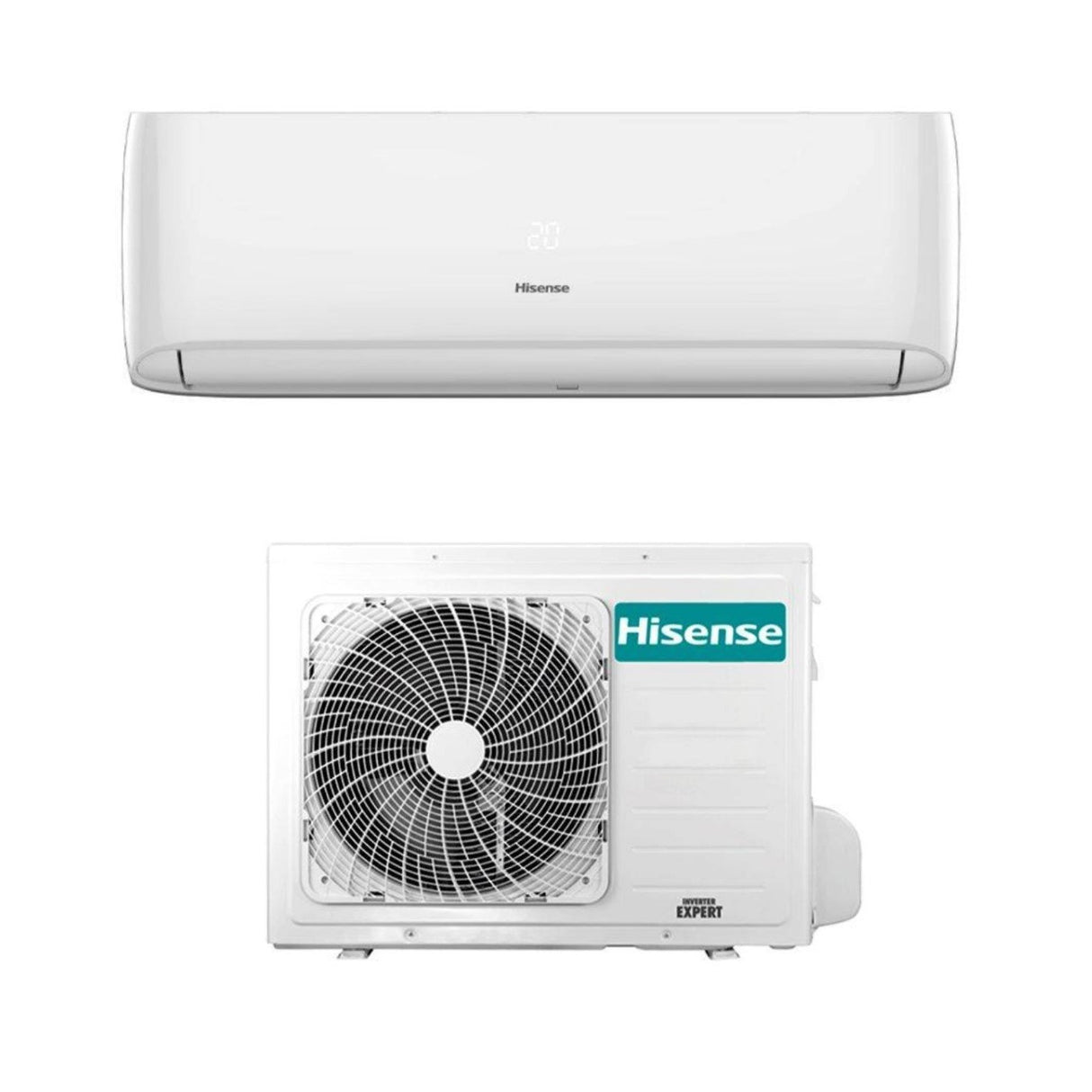 Hisense Inverter Airconditioner EASY SMART R-32 Serie 24000 btu CA70BT01G + CA70BT01W Klasse A++