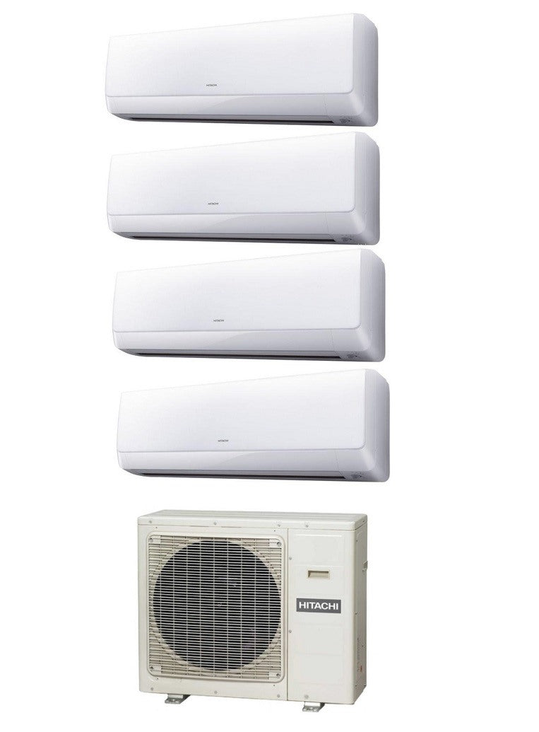 Hitachi AKEBONO 9+9+9+9 split-paneel airconditioner met RAM-70NP4E R-32 Wi-Fi optioneel 9000+9000+9000