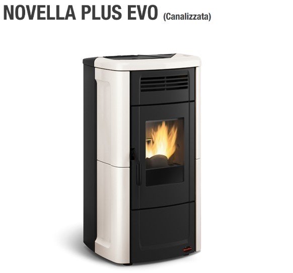 Vloer en pellet La Nordica Extraflame Model NOVELLA PLUS EVO 10,3 kW Kleur paard