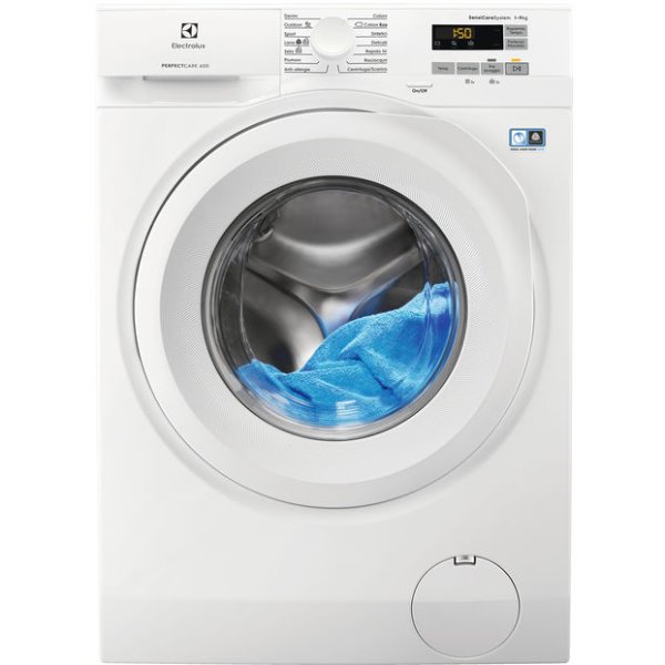 ELECTROLUX Voorlader Wasmachine 9 kg PerfectCare 600 1200 RPM EW6F592W Klasse D