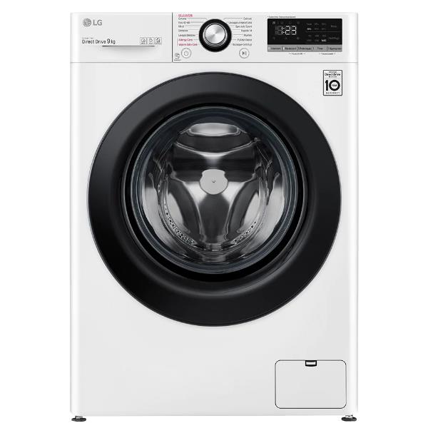 Wasmachine met voorlader LG F4WV309SAE AI DD 9 kg Klasse A (A85xL60xP56.5) 1400 RPM Smart Diagnosis Direct Drive Inverter Motor