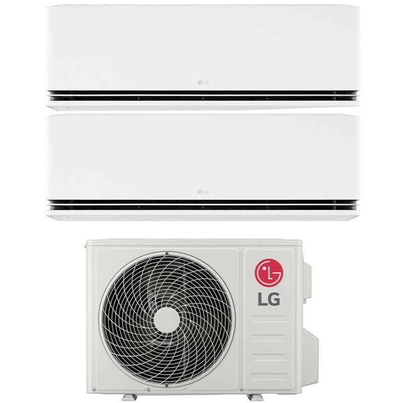 Airconditioner LG Dual Split Inverter Serie DUALCOOL PREMIUM 9+9 met MU3R19 R-32 Wi-Fi Geïntegreerd 9000+9000