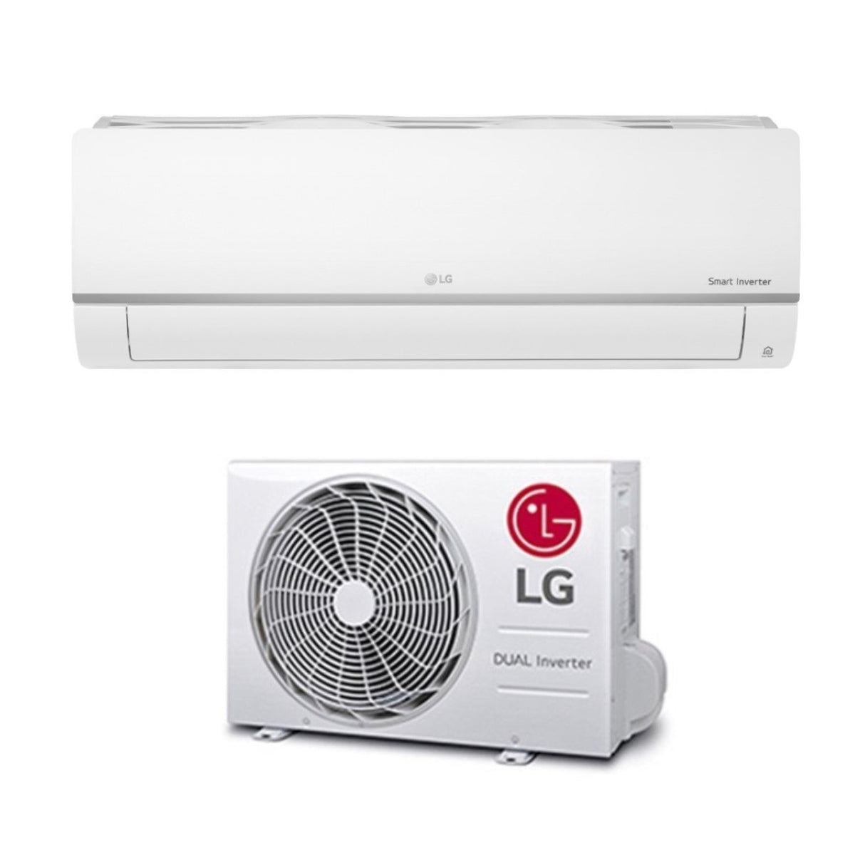 LG DualCool Inverter Airconditioner Libero Plus Serie 12000 Btu PC12SQ Geïntegreerde Wi-Fi R-32 Klasse A++/A+