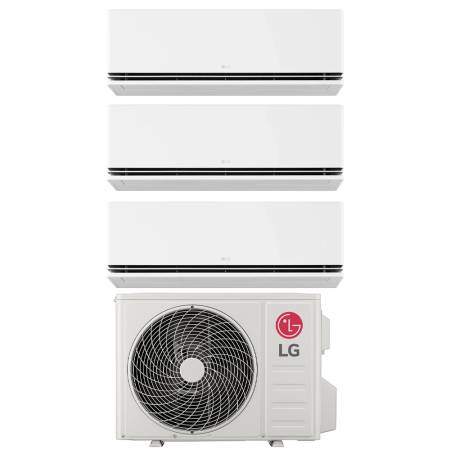 Airconditioner LG Trial Split Inverter Serie DUALCOOL PREMIUM 9+9+9 met MU3R19 R-32 Wi-Fi Geïntegreerd 9000+9000