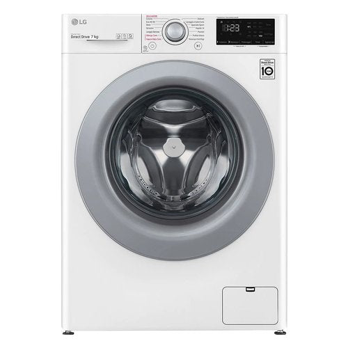 Wasmachine voorlader Lg SERIE V3 7 kg Slim F2Wv3S7S4E AI DD klasse D 1200 touw (A85xL60xP47,5) Wasmachine omvormer directe aandrijving