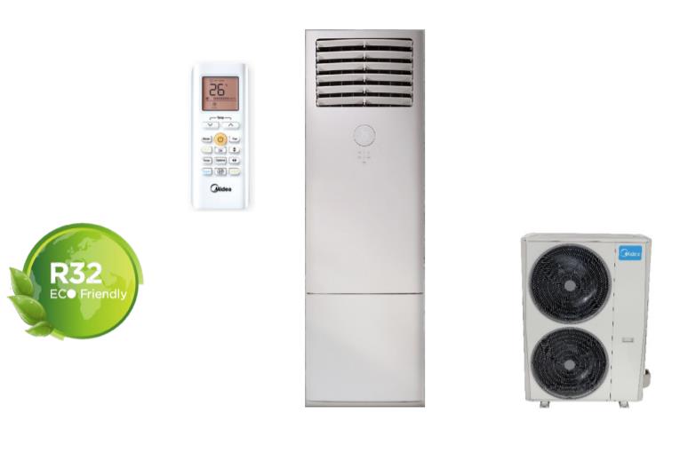 Midea kolomairco LCAC-omvormer 48000 Btu MFG-48FNXD0 R-32 Wi-Fi optioneel - Nieuw