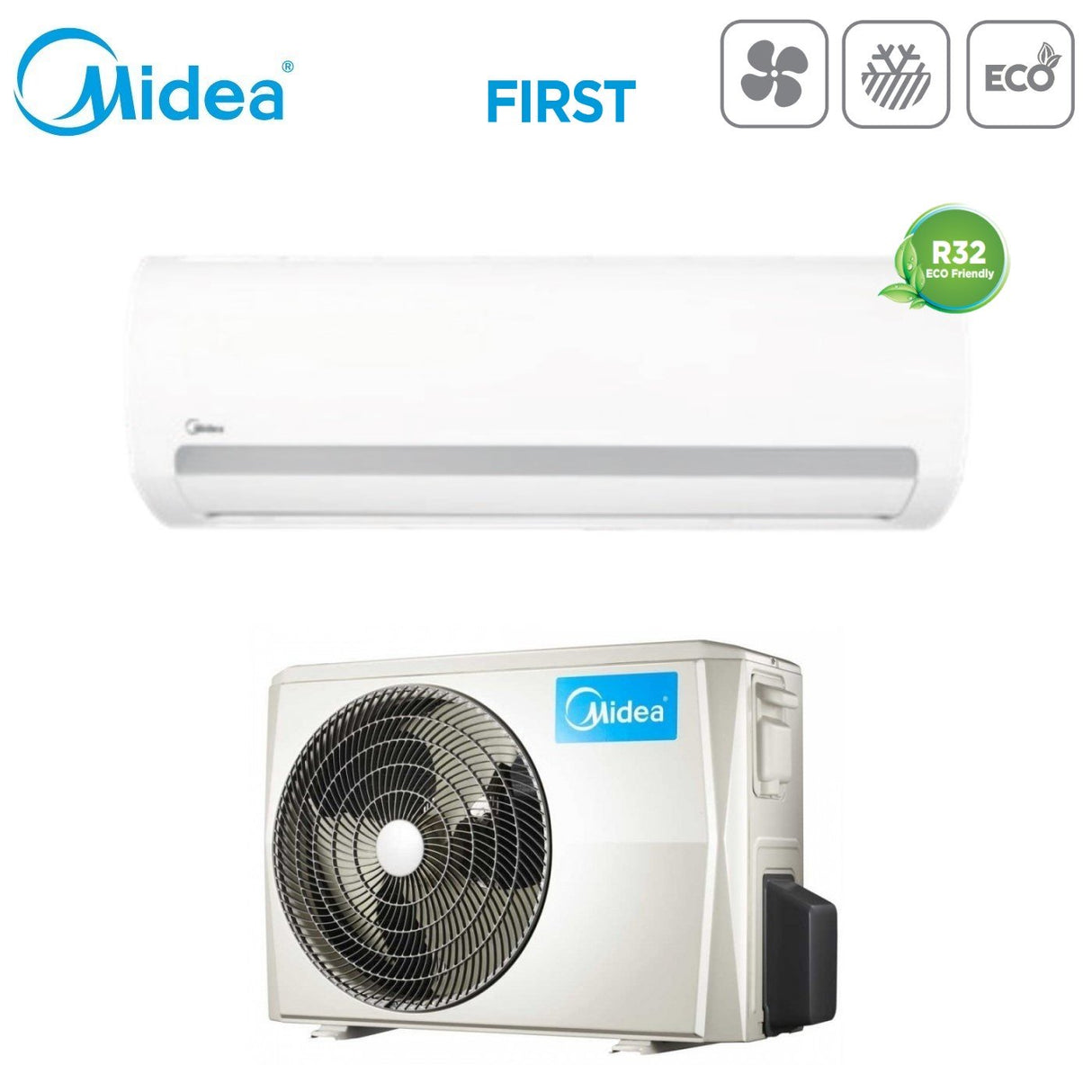 Midea Inverter Airconditioner FIRST serie 18000 Btu MSM2ACU-18HRFN8 R-32 - Nieuws