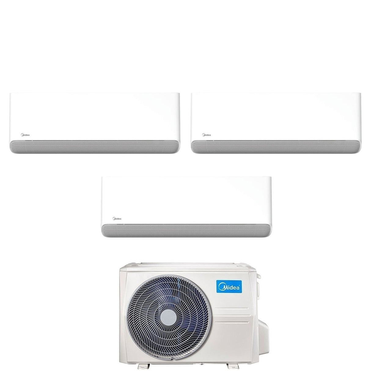 Midea Trial Split Inverter Airconditioner BREZELESS E 9+9+9 serie met M3OG-21HFN8-Q R-32 Geïntegreerde Wi-Fi 9000+9000