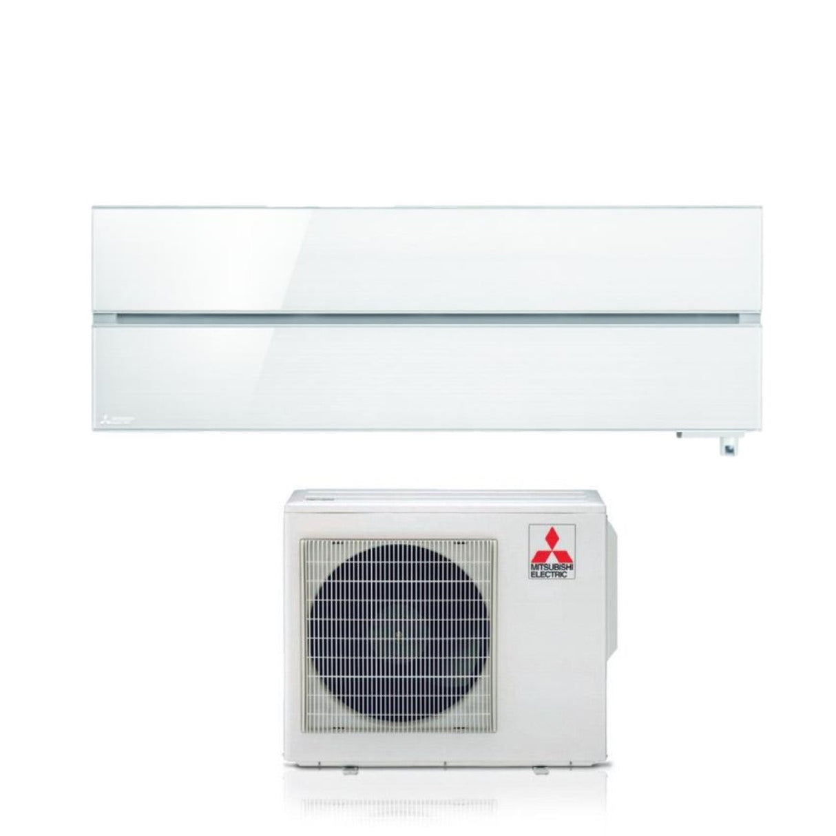 Mitsubishi Electric Inverter Airconditioner Kirigamine Style Series 9000 Btu MSZ-LN25VGW Wit R-32 Geïntegreerde Wi-Fi Massief Wit