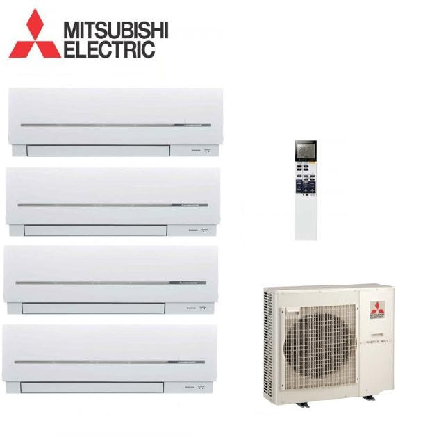 MITSUBISHI ELECTRIC QUADRI SPLIT INVERTER SERIE SF 9+9+12+12 met MXZ-4D83VA