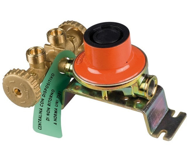 Centralina Gas 2 Aanvallen met BP-controller en Interceptor Rubinets met geïntegreerde terugslagkleppen Model Kg 10 Code Gasp10