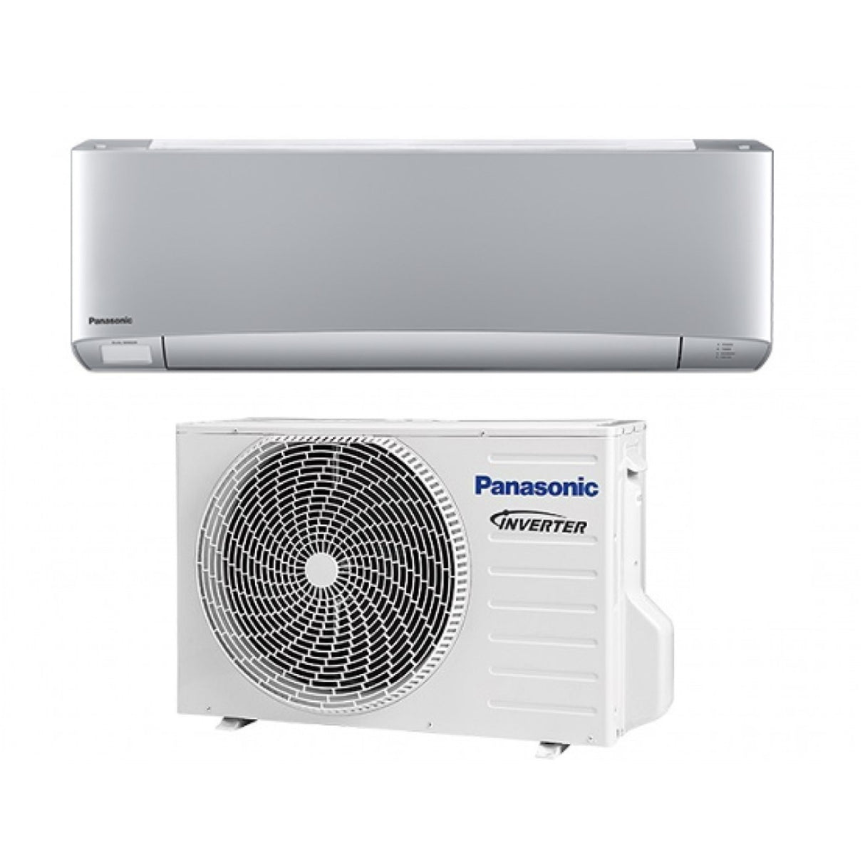 Panasonic Inverter Airconditioner Etherea Silver Series 12000 Btu CS-XZ35VKEW R-32 Geïntegreerde Wi-Fi Zilverkleur