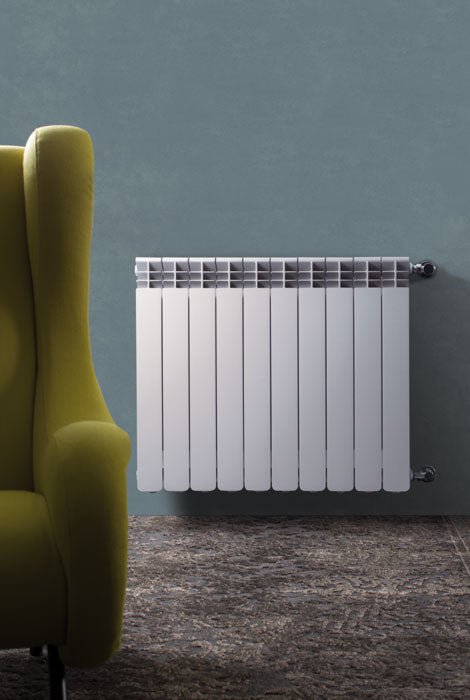 Radiator Aluminium radiateur 2000 Helyos Evo radiatoren van 3 tot 14 elementen hartafstand 500 h 578 - 12 elementen