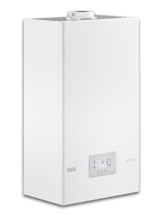 Riello Replexa 25 kussencondensatieketel compleet met lage NOx methaan rookgasafvoerset - NIEUW Split rookgasafvoerset, methaan