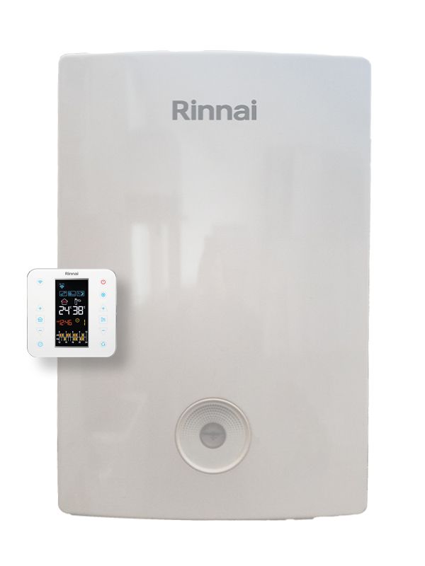 Rinnai Caldaia Condensatie Momiji 34 kW met Wi-Fi Chronothermostaat Geïntegreerd Gpl Low NOx REB-KAI3135FF met Dubbele Serie Rook Download Kit