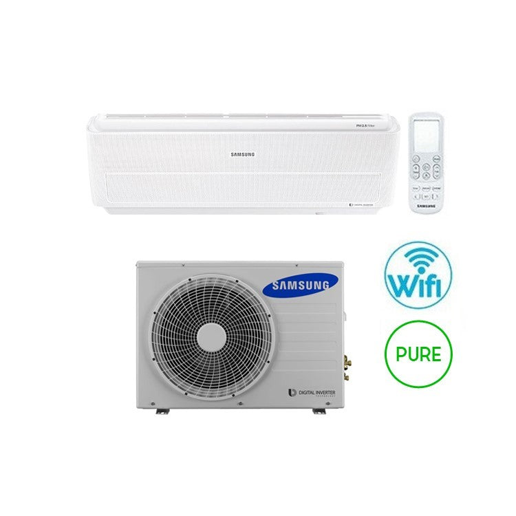 Airconditioner Samsung Inverter-serie WINDFREE PURE 9000 BTU AR09NXCXAW Wi-Fi R-32 Klasse A++ kopiëren
