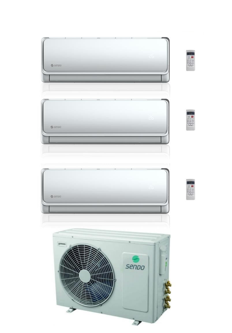 Sendo IKAROS L 9+9+9 Trial Split Inverter Airconditioner met SFM-21OU3-AU2 R-32 Geïntegreerde Wi-Fi - 9000+9000+9000