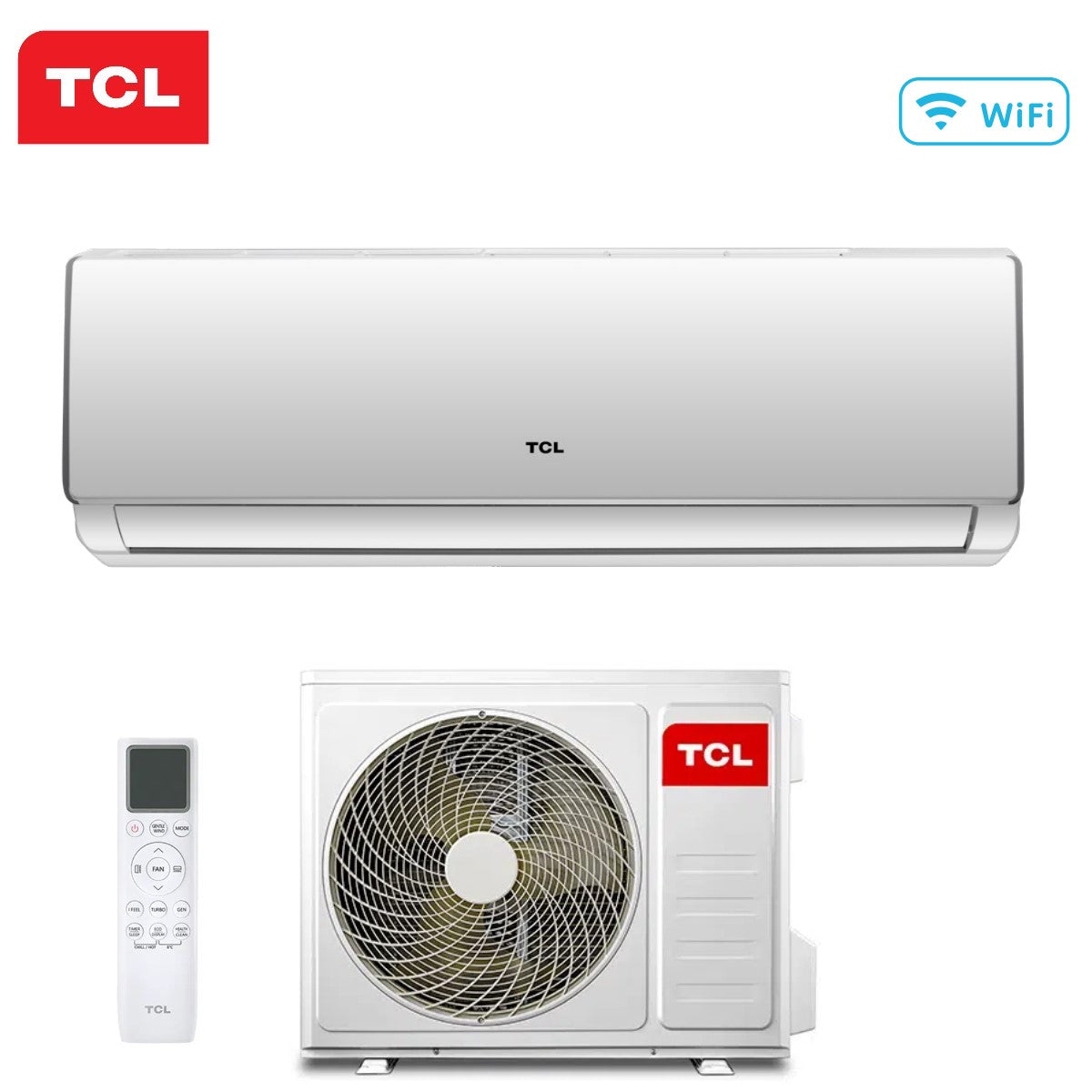 Airconditioner TCL Inverter Serie ELITE F2 24000 Btu SN24F2S0 R-32 Wi-Fi Geïntegreerd Klasse A++/A+