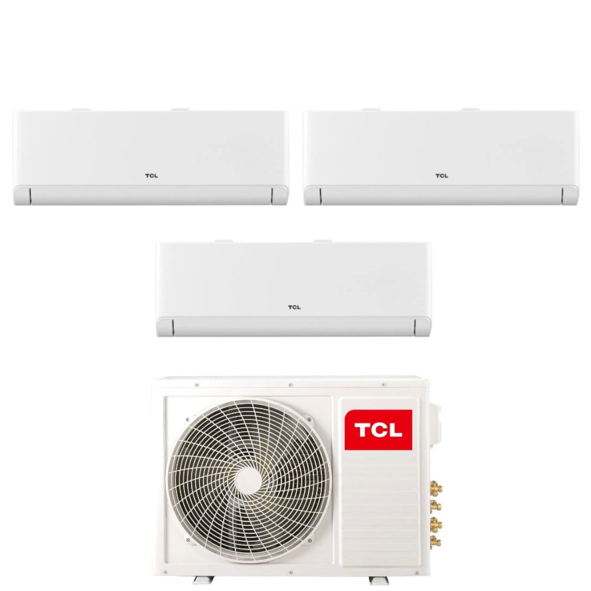 Airconditioner TCL Trial Split Inverter Serie BREEZEIN 9+9+12 met MT2730 R-32 Wi-Fi Geïntegreerd 9000+9000+12000