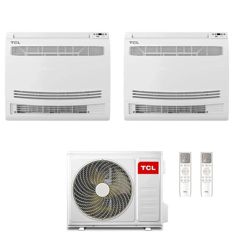 Airconditioner TCL Dual Split Inverter Console 18+18 met MT3240 R-32 Wi-Fi Geïntegreerd