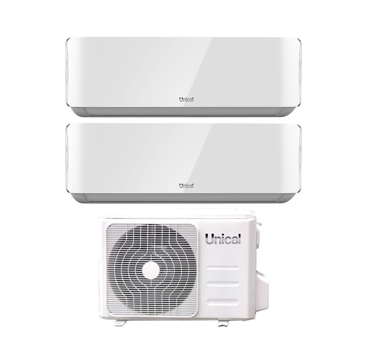 Unieke Dual Split Inverter Airconditioner AIR CRISTAL 10+18 serie met KMX4 28HE R-32 Wi-Fi Optioneel 10000+18000