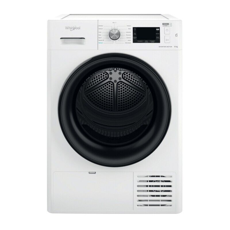 Whirlpool warmtepompdroger FFTN M22 9X3B IT 9 kg klasse A+++ (A84,9xL59,5xP64,9) Technologie 6° sens invertermotor