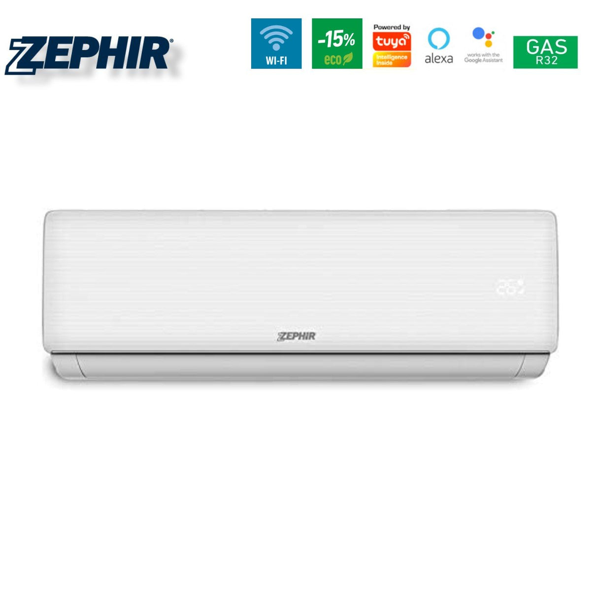 KLAAR VOOR LEVERING Airconditioner Zephir Inverter ADVANCE-serie WiFi SMART 9000 Btu ZTQ9000WiFi R-32 Geïntegreerde Wi-Fi Klasse A++/A+