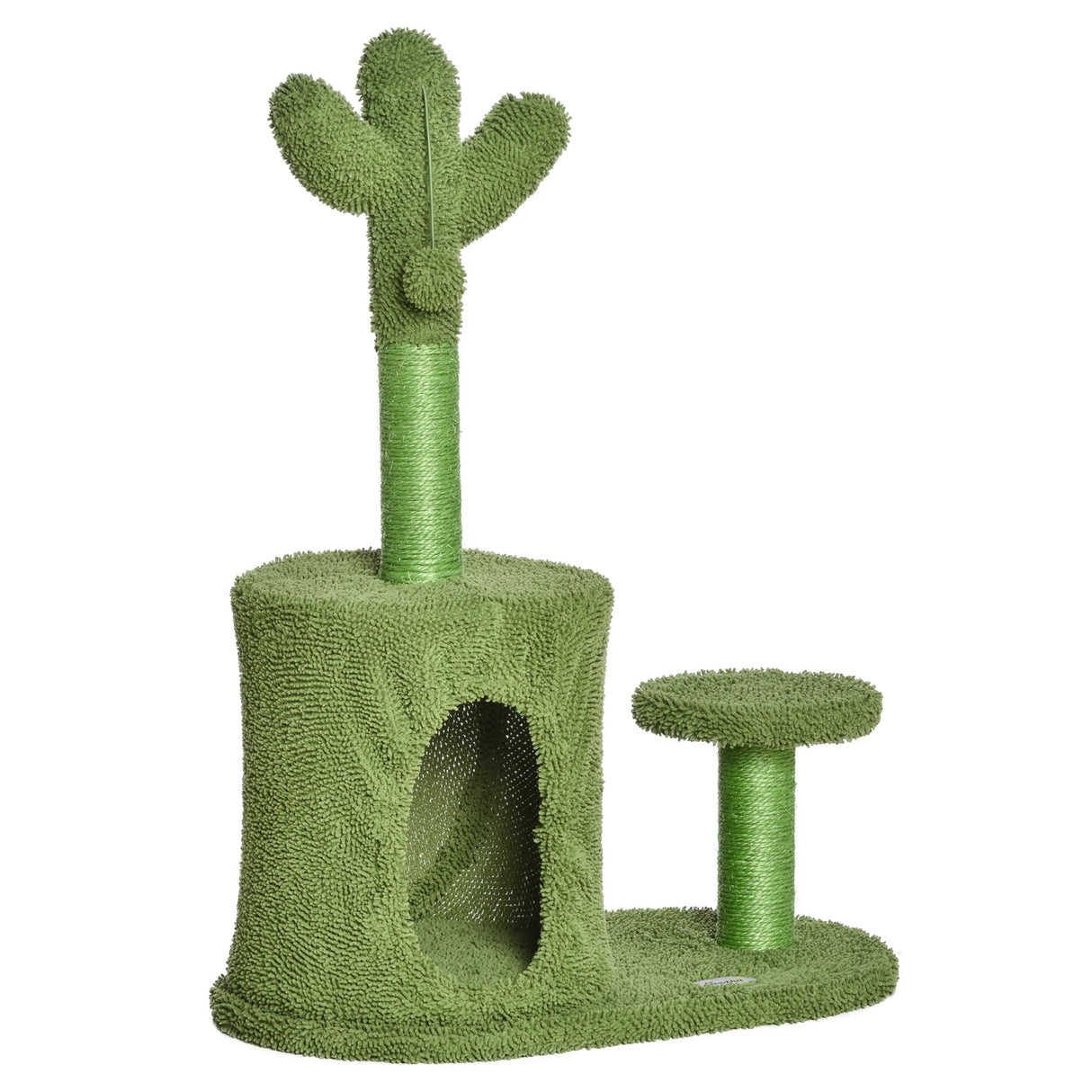 Easycomfort Tree Kattenboom tot 4,5 kg Cactusvormig met pallines en cucks, 60x35x78cm - Groen