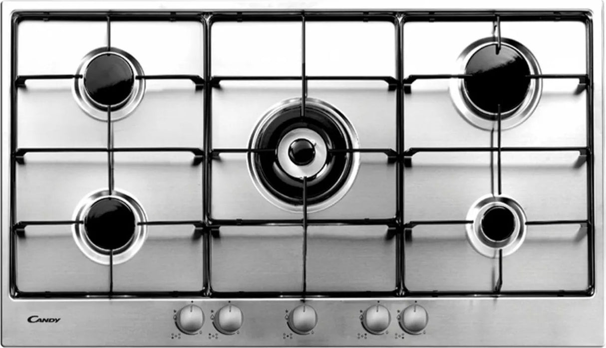 Kookpiano Gas Candy PG 953/1 SX 5 Foods (L90,9xP51) Innox Staal