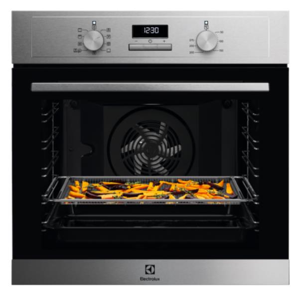 Electrolux Multiventilatie oven EOM3H04X 700 AirFry 72 liter Klasse A+ (A58,9xL59,4xP56,8) RVS