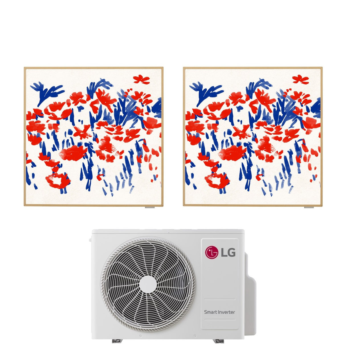 LG Dual Split Inverter Airconditioner ARTCOOL GALLERY 9+12 serie met MU2R15 R-32 Wi-Fi Optioneel 9000+12000