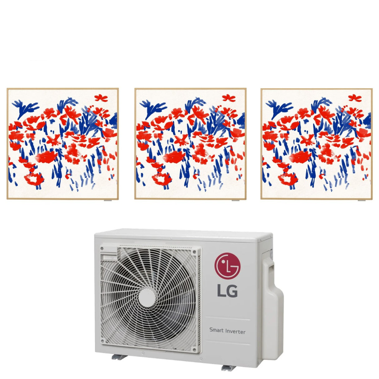 LG Trial Split Inverter Airconditioner ARTCOOL GALLERY 9+9+9-serie met MU3R19 R-32 Wi-Fi Optioneel 9000+9000