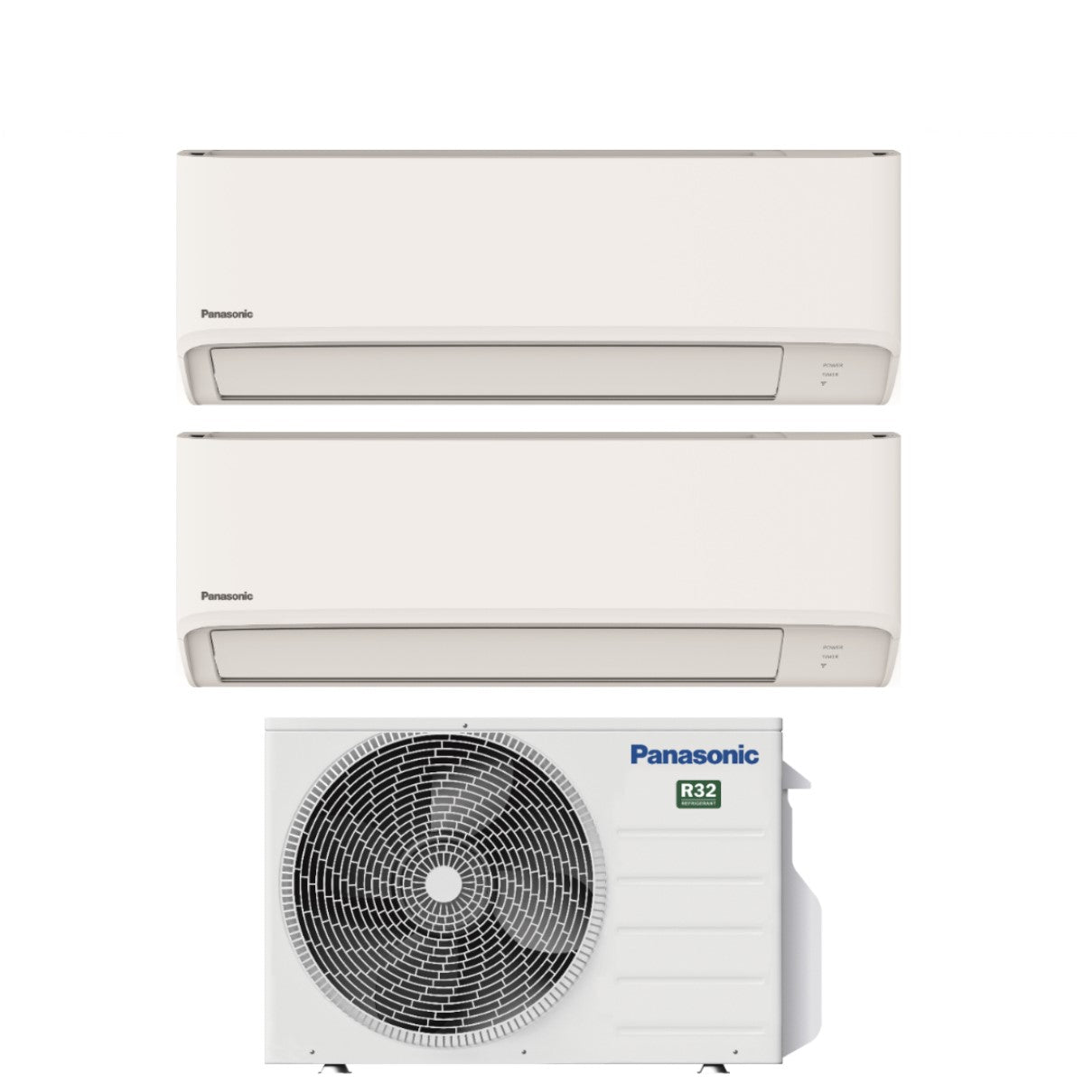Panasonic Dual Split Airconditioner TZ 7+7 Serie met CU-2Z41TBE R-32 Wi-Fi Optioneel 7000+7000