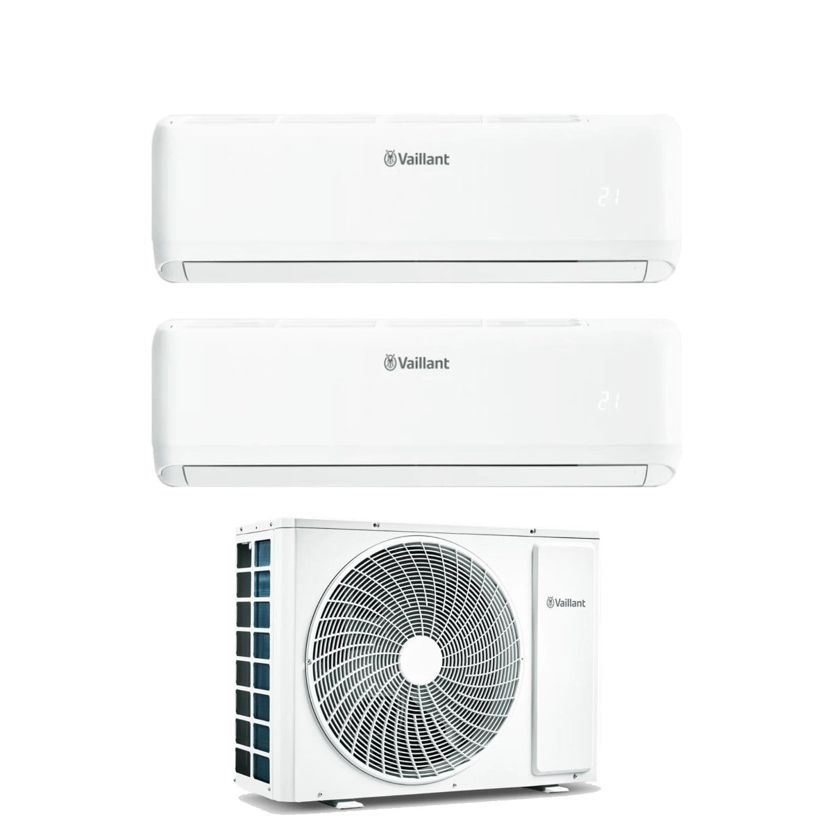 Airconditioner Vaillant Dual Split Inverter Serie CLIMAVAIR PRO 9+12 met VAM1-050A2NO R-32 Wi-Fi Geïntegreerd 9000+12000