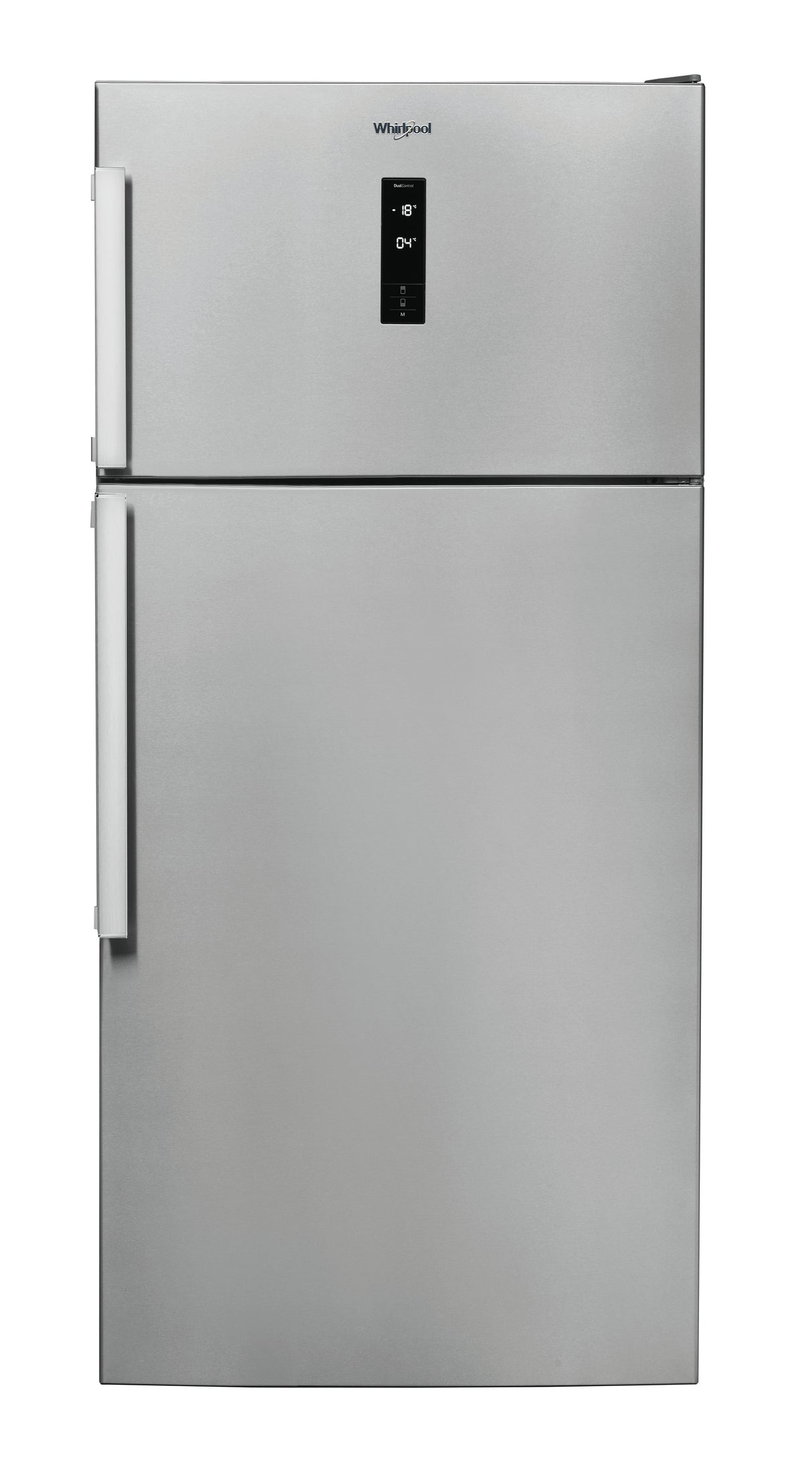 Koelkast met dubbele deur Whirlpool W84TE 72 x 2587 liter (A186 x L84 x P75) Klasse E No Frost Freshbox roestvrij staal 0° omkeerbare deur