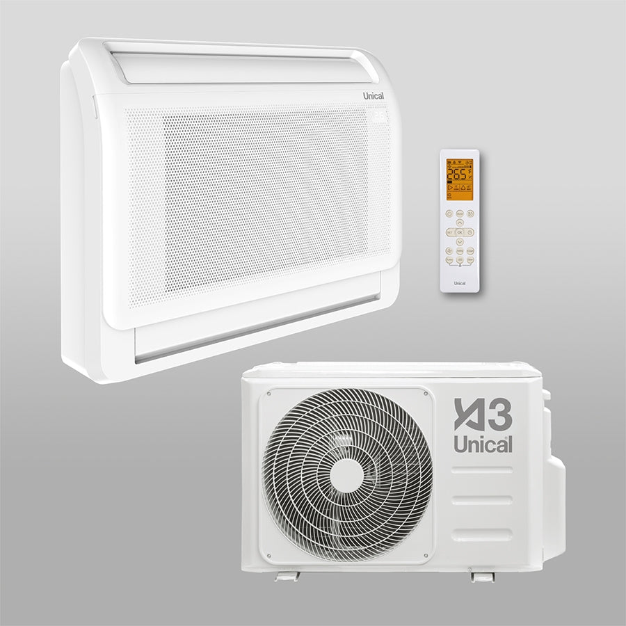 Airconditioner Unical Console 12000 Btu XMPS 13H Gas R-32 Wi-Fi Optioneel Klasse A+++/A++