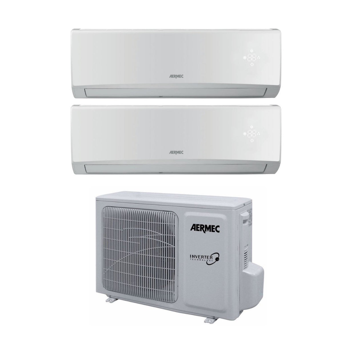 Airconditioner Airconditioner Dual Split Inverter SLG-serie 9+12 met MLG420 R-32 Wi-Fi Optioneel 9000+12000