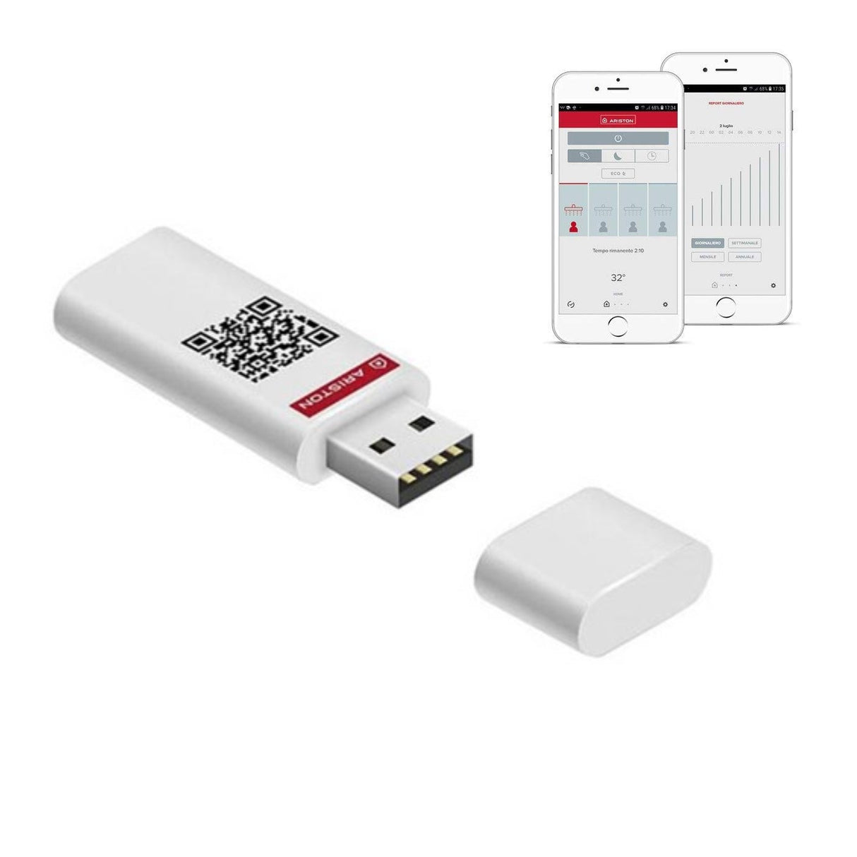 Smart Key Control Optionele Wi-Fi-interface voor Ariston-airconditioners
